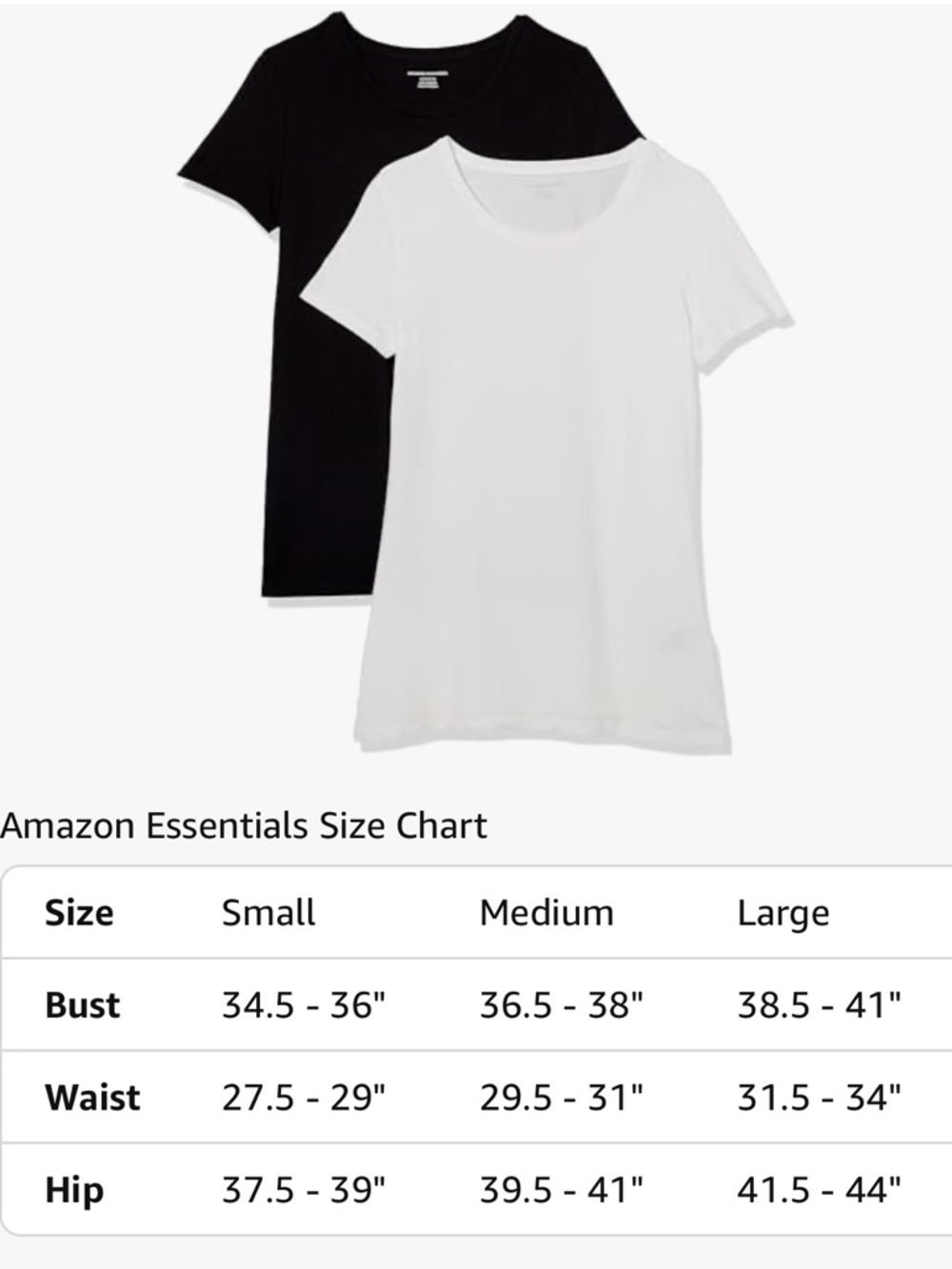 Amazon 2 pc B&W Tees